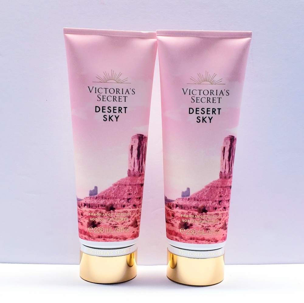 Victoria's Secret DESERT SKY Fragrance Lotion, 8 fl oz (2 pcs)